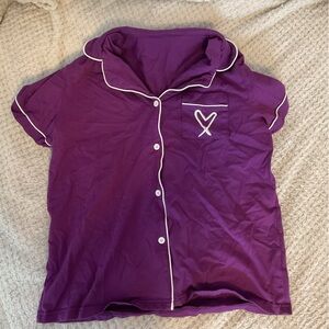 Purple Pajama Set Size Small